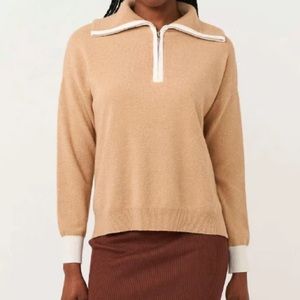 𝗕𝗥𝗢𝗗𝗜𝗘 𝗖𝗮𝘀𝗵𝗺𝗲𝗿𝗲 Pop Halfzip